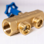 Zawór przyłączeniowy bypass do zmiękczaczy wody klarwod SB klarpoint 1" 13.5 cm