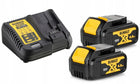 ZESTAW COMBO XR DCD709 DCF809 18V 2*4.0AH DEWALT wiertarko-wkrętarka, zakrętarka, narzędzia bezprzewodowe do wiercenia