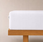 Grube prześcieradło jersey z gumką – 100% bawełna 180/200 premium białe na materac do 30 cm, elastyczne, łatwe