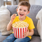 Maszyna do popcornu beztłuszczowa 1200W do domu automat urządzenie 230V prażarka kukurydzy z miarką do ziaren