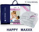 Kołdra gruba happy maxxx 155x200 inter-widex zimowa, antyalergiczna, do prania w pralce, wypełnienie poliestrowe