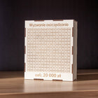 Skarbonka 20000zl skarbonka wykreslana skarbonka wykreslanka drewniana pudełko na pieniądze z grawerem, pomysł na