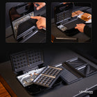 Opiekacz do kanapek toster sandwich grill gofrownica 3W1 duży mocny 1200 nominalna srebrny