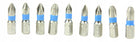 ZESTAW KOŃCÓWKI DO WKRĘTARKI BITY IMBUS TORX 56 EL nasadki wkrętakowe HEX Philips płaskie Pozidriv 1/4 cala 25 mm 75 mm