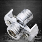 Adapter do baterii prysznicowej Clawfoot Tub Short 18mm przyłącze podtynkowe, element montażowy do wanny, białe