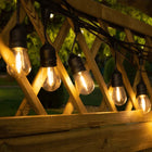 GIRLANDA ŁAŃCUCH ŚWIETLNY 10x ŻARÓWKA LED E27 LAMPKI OŚWIETLENIE OGRODOWE na taras balkon altanę, ciepła biel, 5 m, do