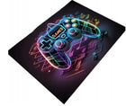 Dywan młodzieżowy gamer 120x170 CM prezent gamingowy PAD xbox XXL wykładzina do pokoju gracza, prostokątna