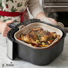 3x Wkład silikonowy do Air Fryer facka silikonowa 20 forma WIELORAZOWA kieszeń do pieczenia 20 cm