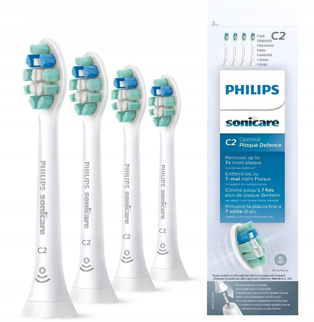 4 Końcówki do szczoteczki Philips Sonicare C2 hx9024 Optimal Plaque Defence