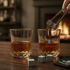 Zestaw do whisky napojów drinków na prezent dla mężczyzny faceta 2 szklanki akcesoria barmańskie, degustacja alkoholi