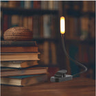 Lampka do czytania książek 34 CM bezprzewodowa nocna biurkowa USB z klipsem oświetlenie LED, ściemniana, akumulatorowa