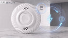 Czujnik dymu inteligentny wifi tuya certyfikowany TUV simplit 60m2 10 letni bezprzewodowy alarm przeciwpożarowy do domu