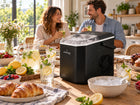 Kostkarka do lodu ICE wydajna szybka cicha maszyna do kostek 12kg +łopatka 100 w czarny