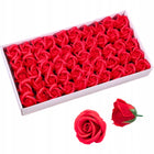 Ozdobne Róże Mydlane Kwiaty 50 szt MIX kolor do Dekoracji Flower Box mydełka w kształcie różyczek, upominek, ozdoba