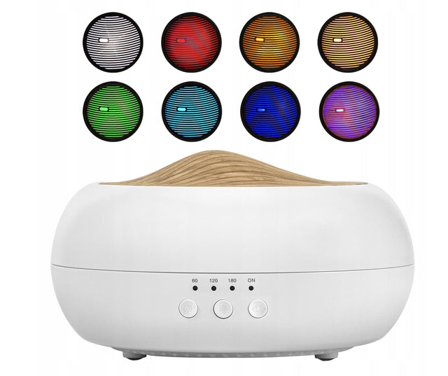 Dyfuzor zapachowy Aroma Zen ultradźwiękowy do olejków i aromaterapii nawilżacz ultradźwiękowy biały