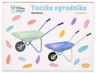 Taczka metalowa Zabawka ogrodowa dla dziecka Dla małego ogrodnika AdamToys wózek do piasku i ziemi, od 3 lat