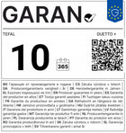 Zestaw garnków ze stali nierdzewnej TEFAL Duetto+ 7el G719S735 na indukcje srebrny stal nierdzewna