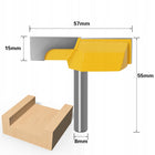 FREZ DO PLANOWANIA STRUGANIA DO DREWNA MDF 55X57MM TRZPIEŃ 8MM głowica czołowa do obróbki materiałów drewnopochodnych
