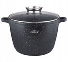 Zestaw garnków Zilner Premium aluminiowe 4 el. naczynia kuchenne z powłoką marmurową, na indukcję, gaz, ceramikę