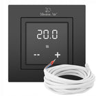 REGULATOR TEMPERATURY termostat pokojowy DWA CZUJNIKI sterownik 16A LCD przewodowy /Wzór