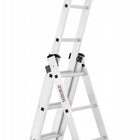 Drabina aluminiowa 3x9 wielofunkcyjna na schody higher 7,10m 150kg + rozstawna, przystawna, do malowania i prac