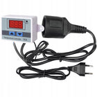 TERMOSTAT ELEKTRONICZNY REGULATOR TEMPERATURY Z GNIAZDKIEM I WTYCZKĄ 230V sterownik