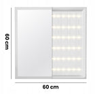 Panel LED Plafon 60x60cm 40W 5400 Lm Natynkowy 130Lm/W lampa sufitowa kwadratowa biała, neutralna barwa światła