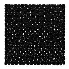 Mata antypoślizgowa pod prysznic AquaRock 54x54cm czarna PVC z przyssawkami dywanik łazienkowy kwadratowy 2 mm