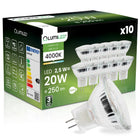 10x Żarówka LED GU4 Reflektor MR11 2,5W = 20W 250lm 4000K 120° lumiled zamiennik halogenu do opraw punktowych