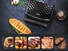 Grill elektryczny kontaktowy opiekacz toster do kanapek panini mocny 1600W nominalna