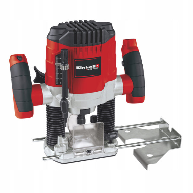 Frezarka górnowrzecionowa Einhell 1100 w th-ro 1100 e/tc-ro 1155E router do drewna, 30000 obr/min, głębokość frezowania 55 mm, tuleja 6 mm