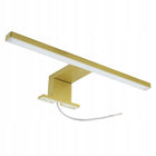 Kinkiet Lampa LED meblowa nad szafkę lustro do łazienki złota 230V ALA 60cm oprawa do podświetlania, neutralna biel, 5