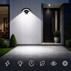 18W Kinkiet Zewnętrzny Lampa Elewacyjna LED Ogrodowa IP65 oprawa ścienna aluminiowa pomarańczowa ze zintegrowanym