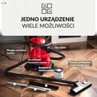Odkurzacz do popiołu kominka przemysłowy bezworkowy separator gruzu 2000W do pieca i paleniska, filtr klasy H, zbiornik
