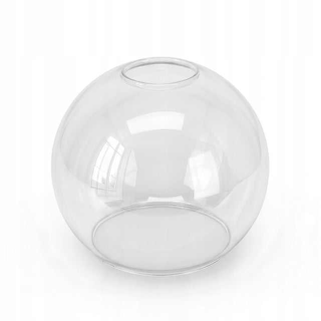 Klosz Szklany Kulka 15 cm transparent przezroczysty do lamp z gwintem E27 owanie bezbarwny