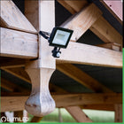 Halogen naświetlacz LED 30W 4000K IP44 zewnętrzny lampa z czujnikiem ruchu reflektor 2700 lm, neutralna biel, do ogrodu