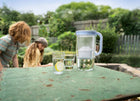 Szklany dzbanek Brita Glass 2,5 l niebieski + 3 wkłady filtrujące dzbanek filtrujący