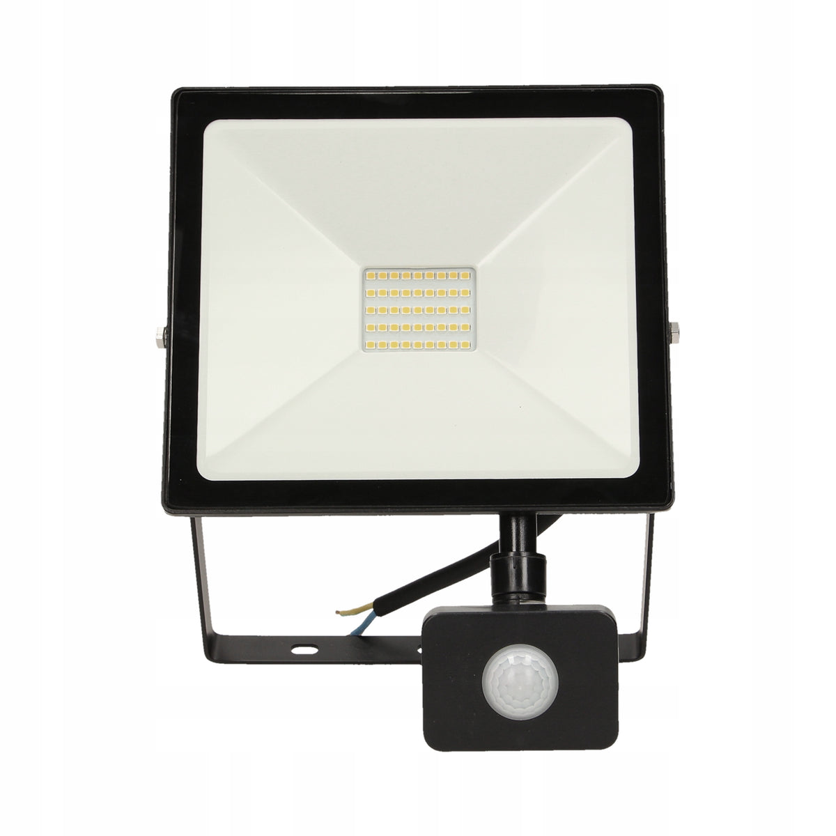 Alled 30W Naświetlacz LED z PIR 2300lm IP44 4000K reflektor z czujnikiem ruchu, lampa do ogrodu, światło białe neutralne