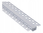Profil LED aluminiowy do płyt GK gipsowych 2m Solidny Regips Taśmy LED listwa szpachlowa, zabudowa karton-gips, kanał