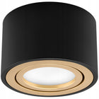 Oprawa Halogenowa Natynkowa Lampa Sufitowa tuba spot LED Ruchoma Okrągła gwintu czarny, żółty z 2 228 sztuk