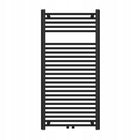 Grzejnik łazienkowy drabinka wodny Carat 1120x550 495 Wat Czarny Mat 550 mm 1120 mm grzewcza