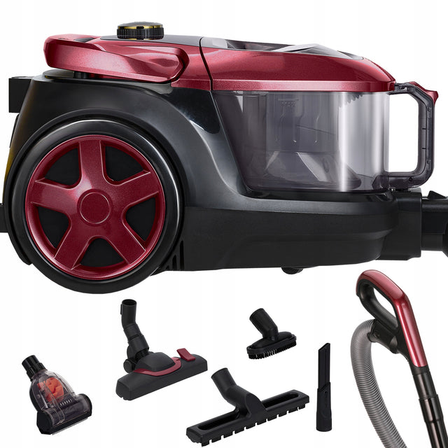 Odkurzacz bezworkowy MPM MOD-61 cyklonowy mocny 850W HEPA13 turbo szczotka 5.1 kg