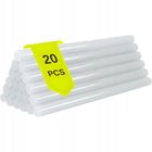Pistolet do kleju na gorąco do klejenia klejarka klej 20x wkłady 7mm mocny aplikator termotopliwy, precyzyjny