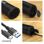 Elektryczny spieniacz do mleka ręczny 4W1 mini ubijaczka do mleka kawy USB mieszadło kuchenne, mikser cappuccino