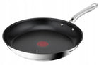 Zestaw patelni stalowe tefal Infinite 28/30cm indukcja gaz nieprzywierająca 2 sztuki, do piekarnika i zmywarki