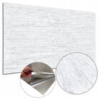 Samoprzylepny Dekoracyjny Beton Panel Ścienny 100x60 Popielaty Salon B2 okładzina, płyta z tworzywa, szary mat