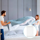 Napinacze Prześcieradła Klipsy Zapięcie regulowane 50 - 230 cm Mocne paski do łóżka, utrzymują materiał na materacu