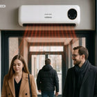 Kurtyna powietrzna elektryczna nagrzewnica 2000W z pilotem energooszczędna z nagrzewnicą elektryczną 2000 W