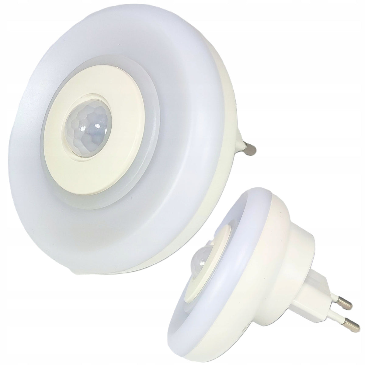 Lampka nocna LED do kontaktu z czujnikiem ruchu i zmierzchu automatyczna oświetlenie orientacyjne, sypialnia, korytarz