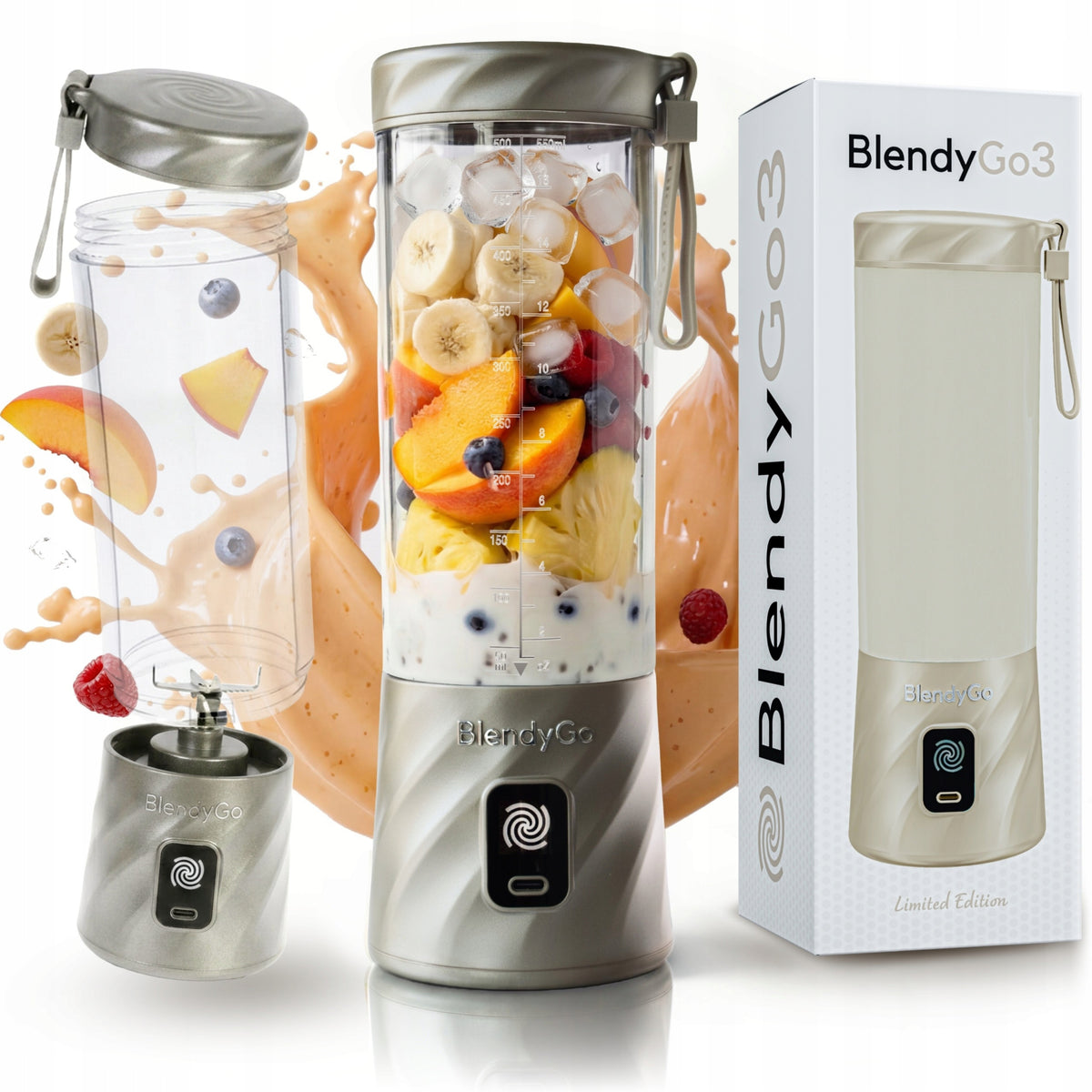 Oryginalny Blender BlendyGo 3 - Bezprzewodowy USB nominalna